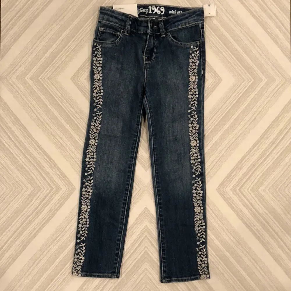 Gap Mini Skinny Adjustable Waist Stretch Jeans